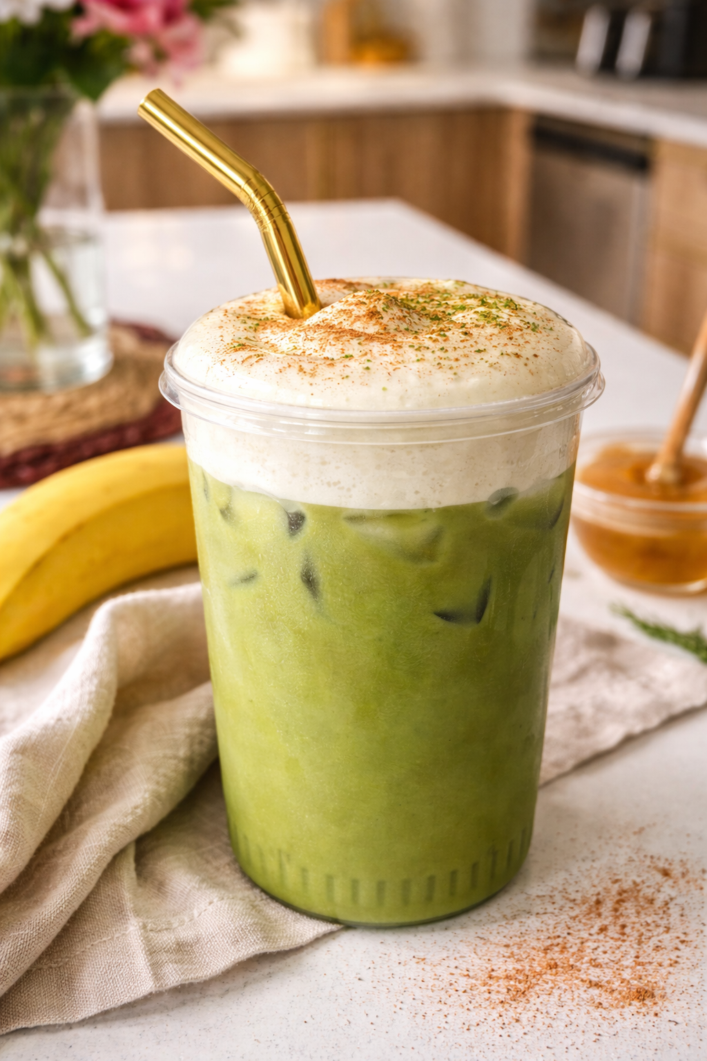 Maple Banana Bread Matcha