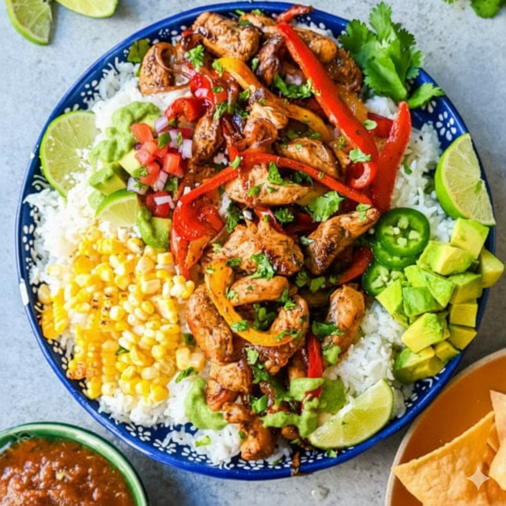 Chicken Fajita Bowl (ONE PAN)