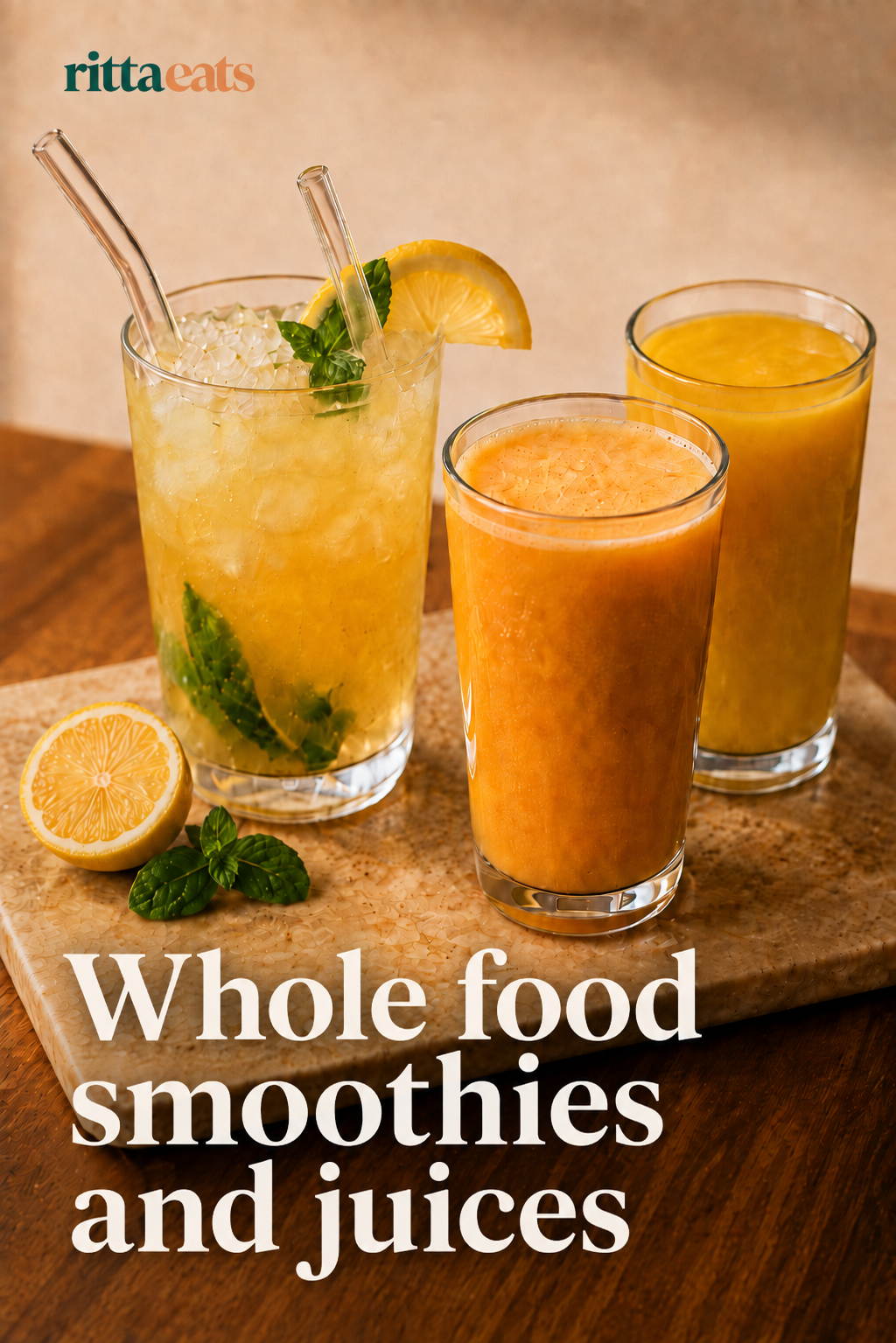 Whole-Food Smoothies for day and night