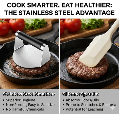 Stainless Steel Burger Smasher - SALE