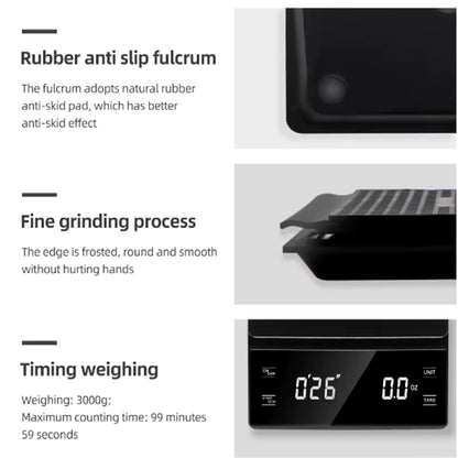 Precision Coffee Scale + Timer (0.1g)  Pour-Over Ritual Upgrade