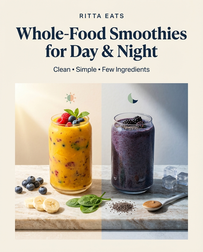 Whole-Food Smoothies for day and night